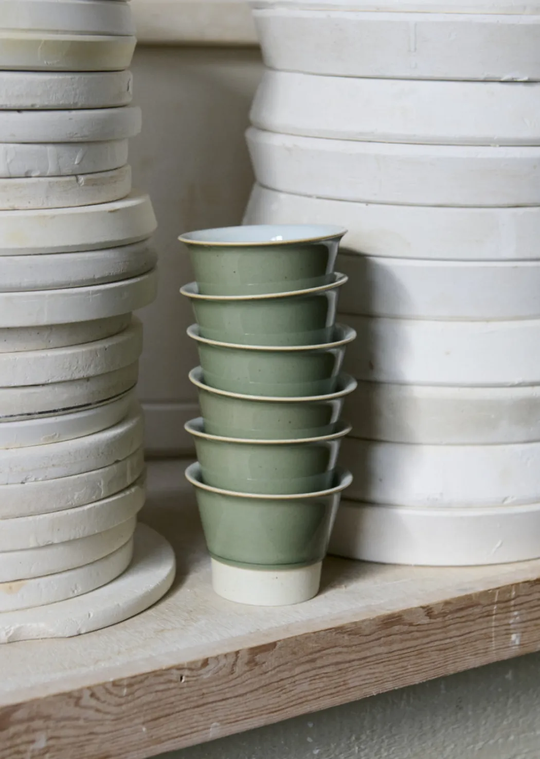 1616/ Arita Manz Contour Hojicha kop