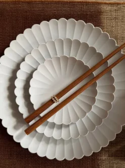 Arita - TY Palace Plate 220 unglazed grey