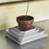 Arita - TY Square Bowl Unglazed Grey 220