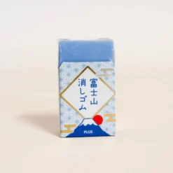 Blåt viskelæder med Mount Fuji