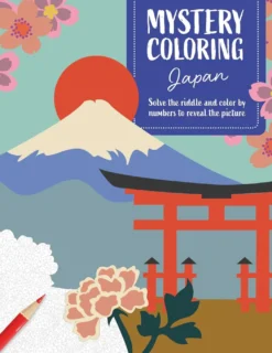 Farvelægningsbog - Mystery Coloring Japan