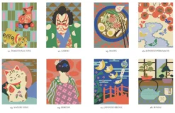 Farvelægningsbog - Mystery Coloring Japan