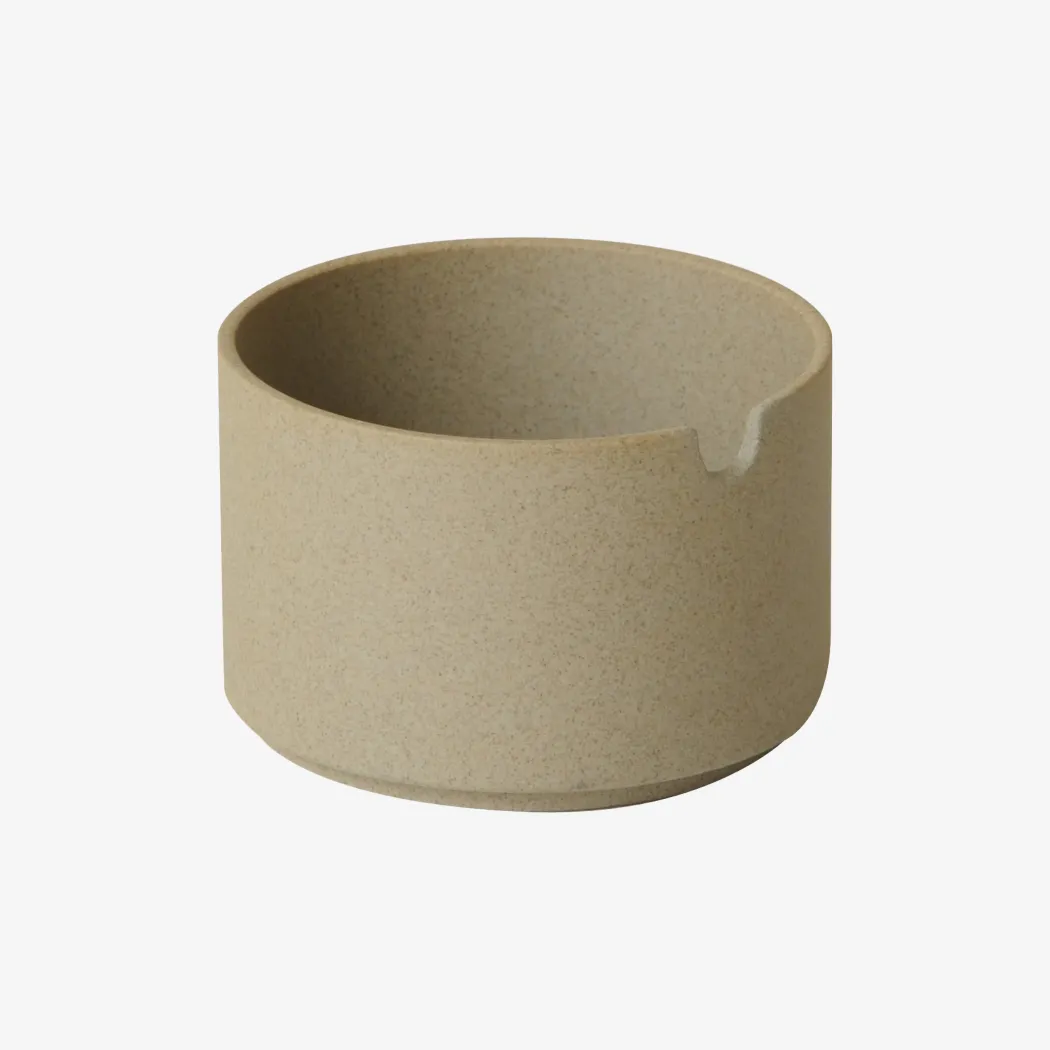 Hasami Porcelain - Sukkerskål // Natur brun
