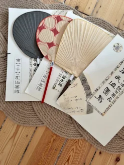 Håndlavede japanske Shibu-vifter