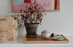 Håndlavede japanske træbakker