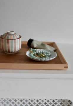 Håndlavede japanske træbakker