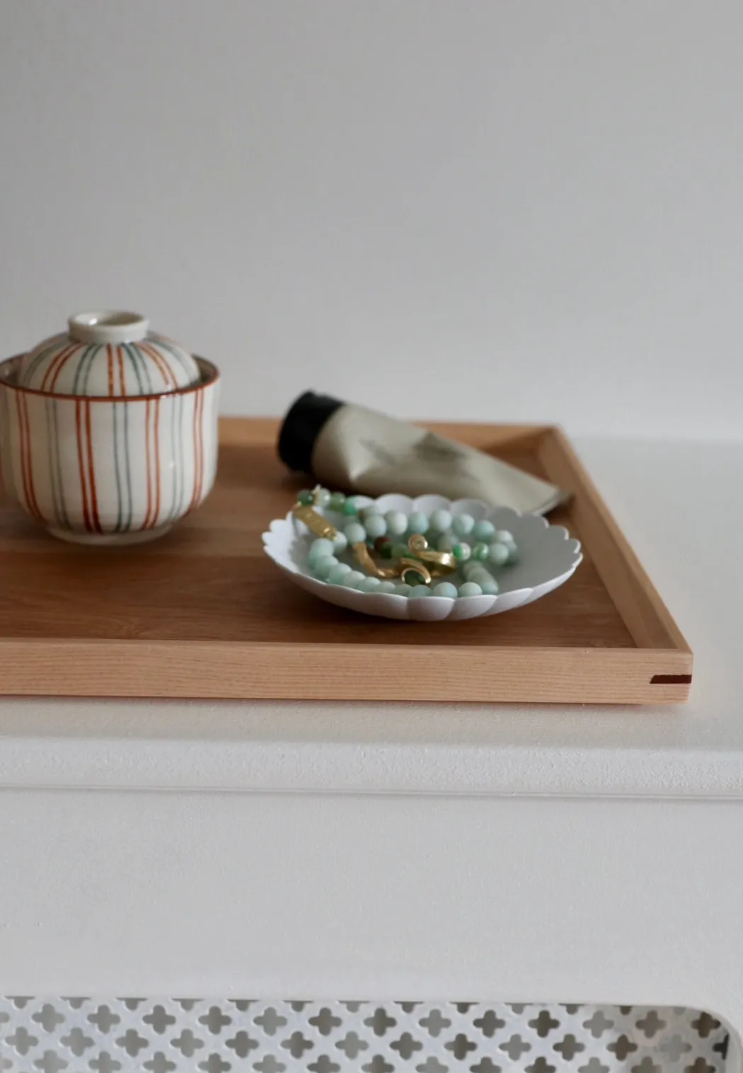 Håndlavede japanske træbakker