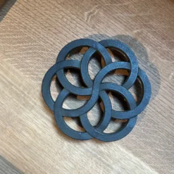 Håndlavet bordskåner i støbejern