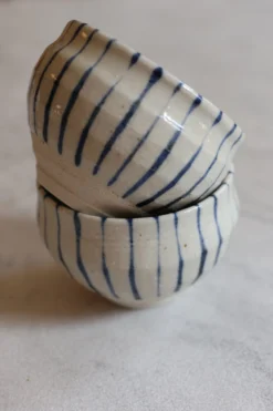 Japansk kop med blå striber