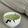 Japansk kop med blåt splash mønster
