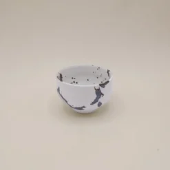 Japansk kop med brunt metallisk splash mønster