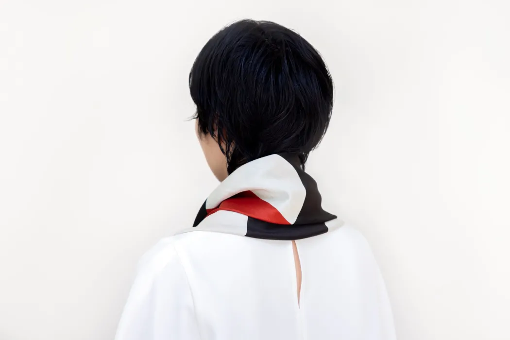 Japansk vægophæng: Furoshiki med geometrisk mønster