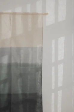 Japansk vægtæppe med blå striber