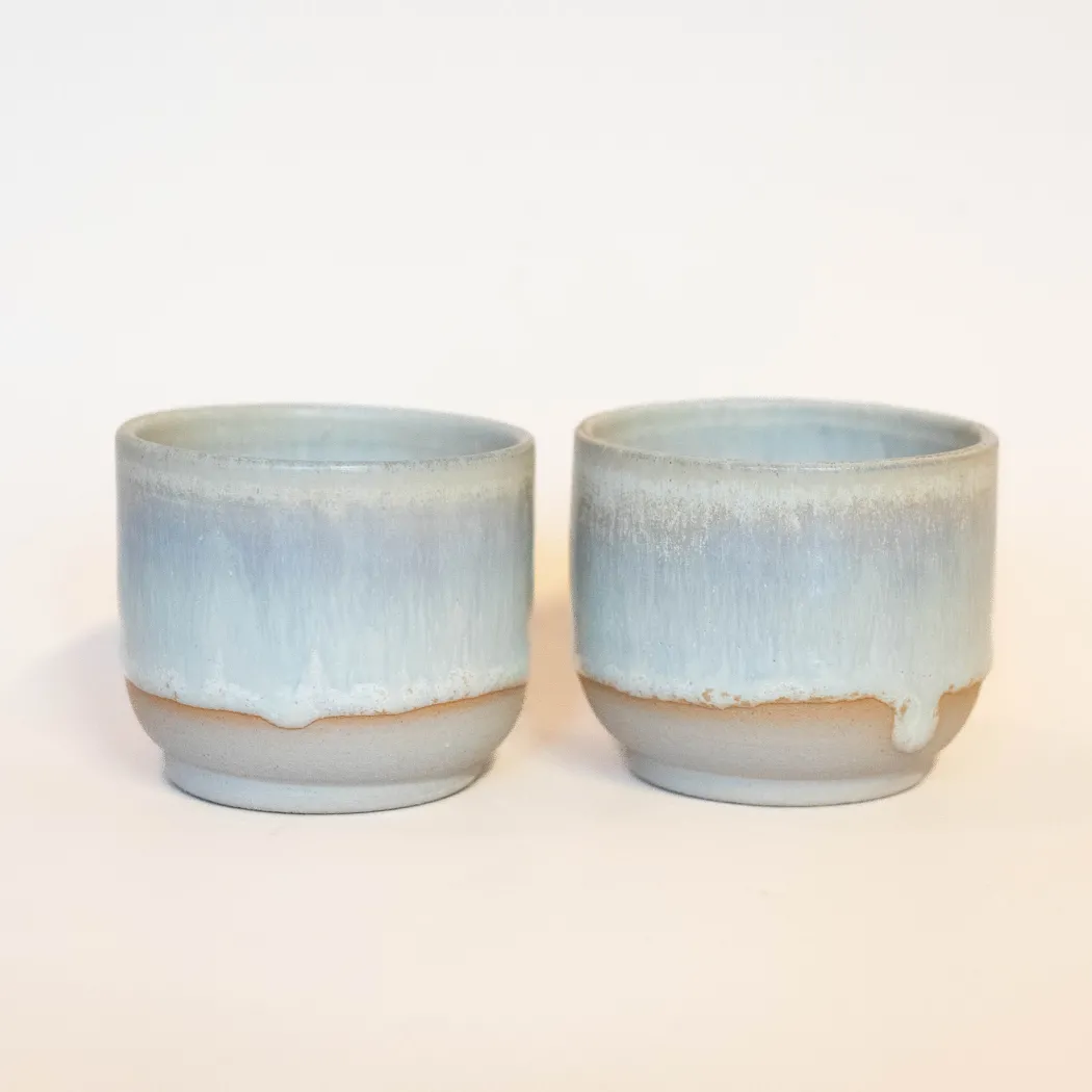 KŌHI - Signe Schmidt cortado kop i grå/beige/blå