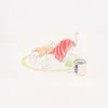 Kort med to sushikatte nigiri