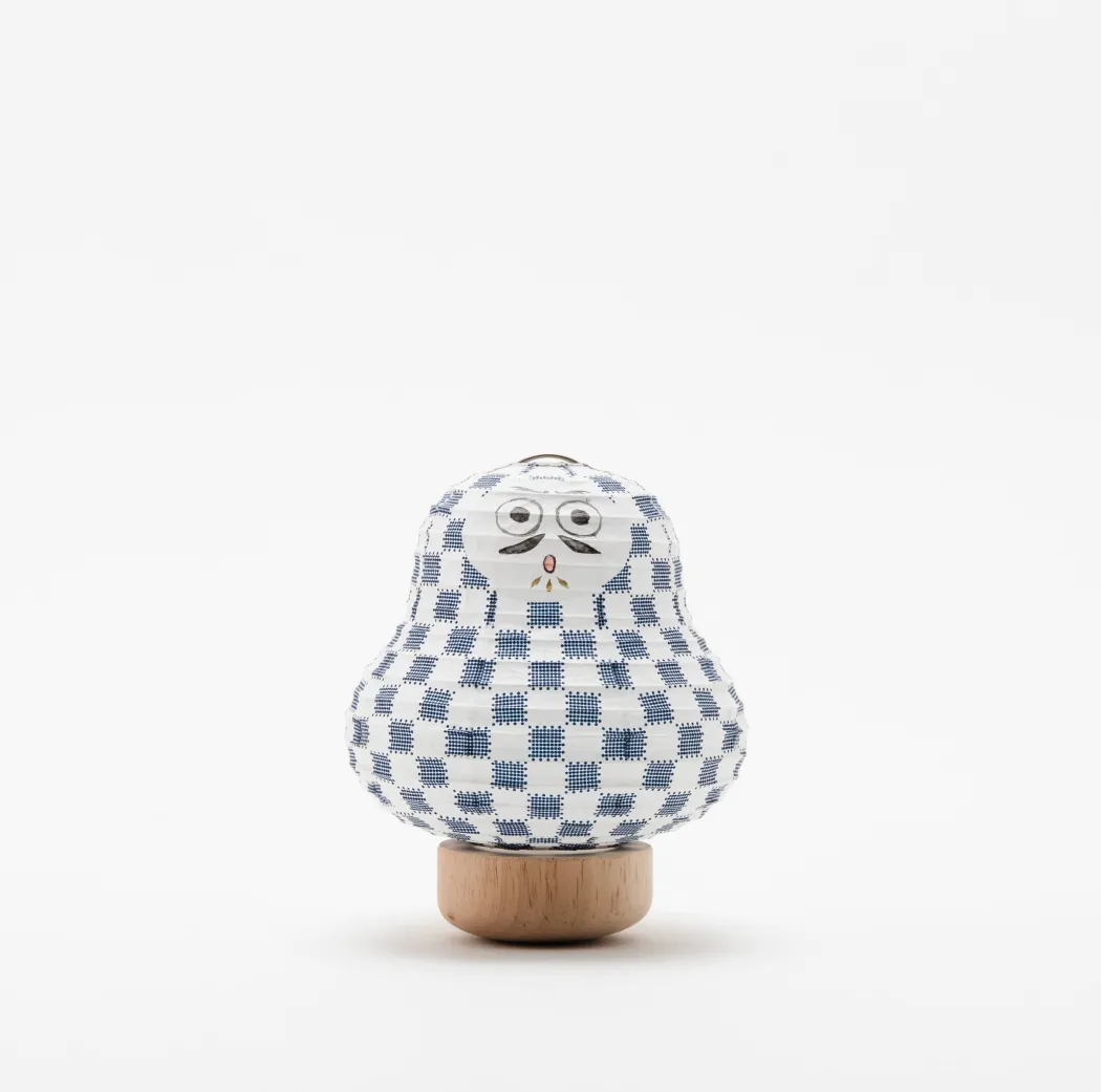 Mame cocolan lampe - Daruma i blå