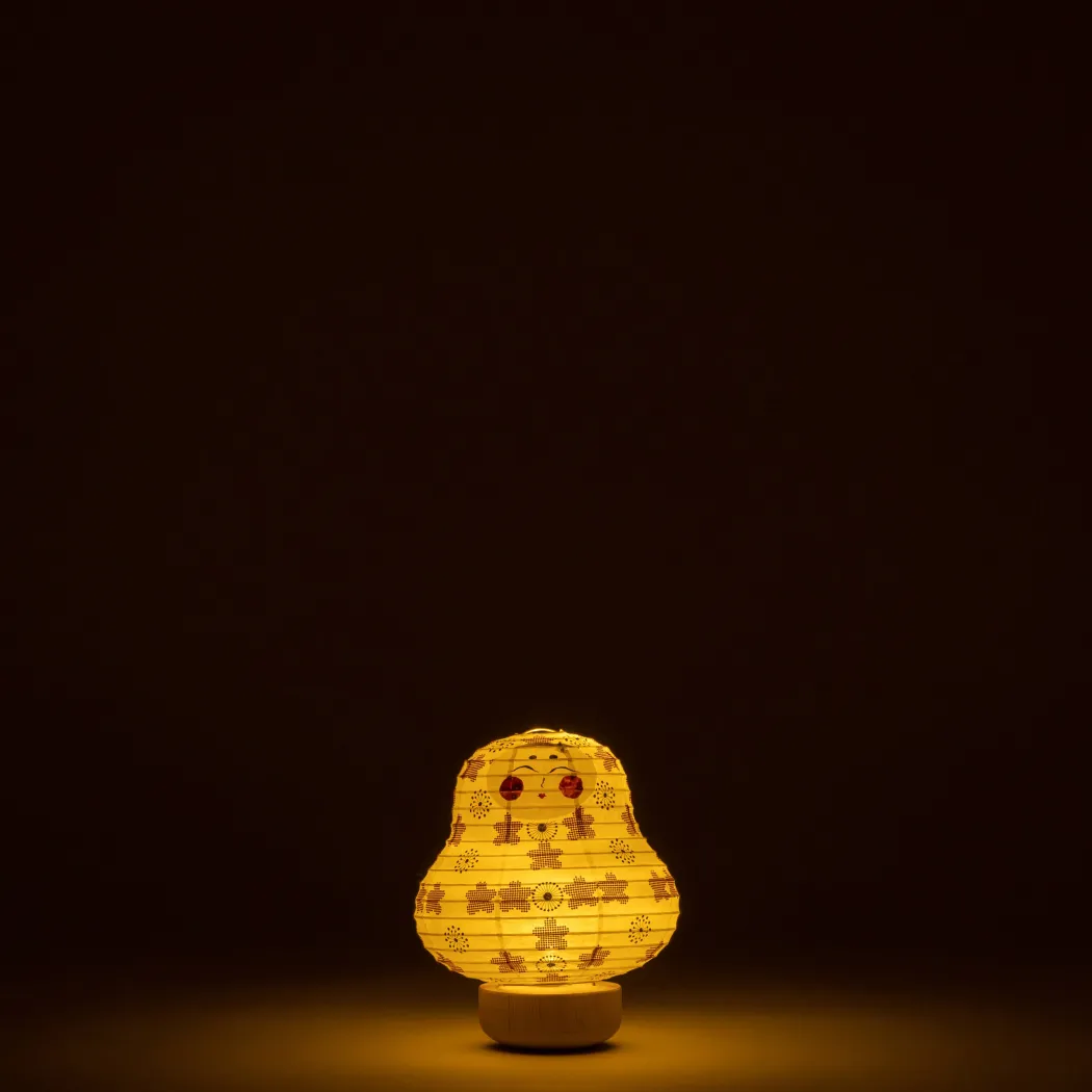 Mame cocolan lampe - Daruma i pink