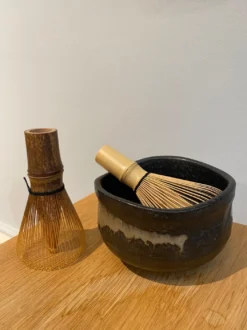 Matcha piskeris / chasen - mørk bambus