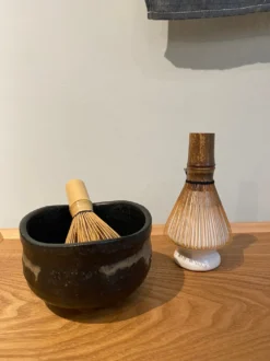 Matcha piskeris / chasen - mørk bambus