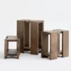 RYE - Etagére Side Table / Smoked