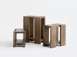 RYE - Etagére Side Table / Smoked