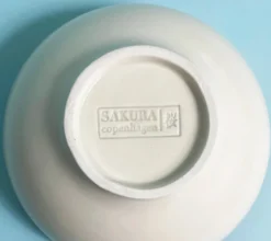 Sakura Stel - Skål med blå og rød stribe