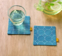Sashiko broderisæt 2 bordskånere
