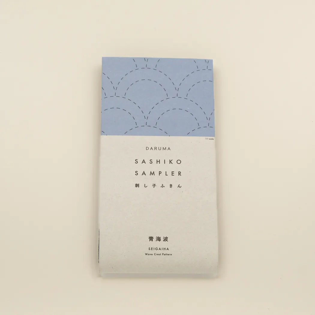 Sashiko Sampler fra Daruma - Seigaiha