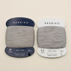 Sashiko tråd fra Daruma - Grå / 217