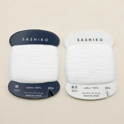 Sashiko tråd fra Daruma - Hvid / 201