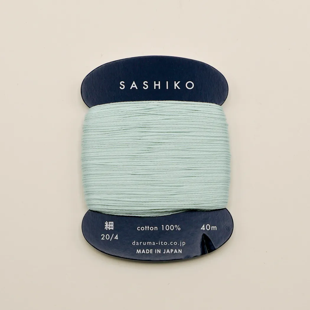 Sashiko tråd fra Daruma - Mint / 206