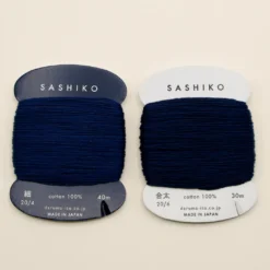 Sashiko tråd fra Daruma - Mørkeblå / 216