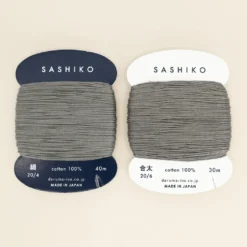 Sashiko tråd fra Daruma - Mørk grå / 229