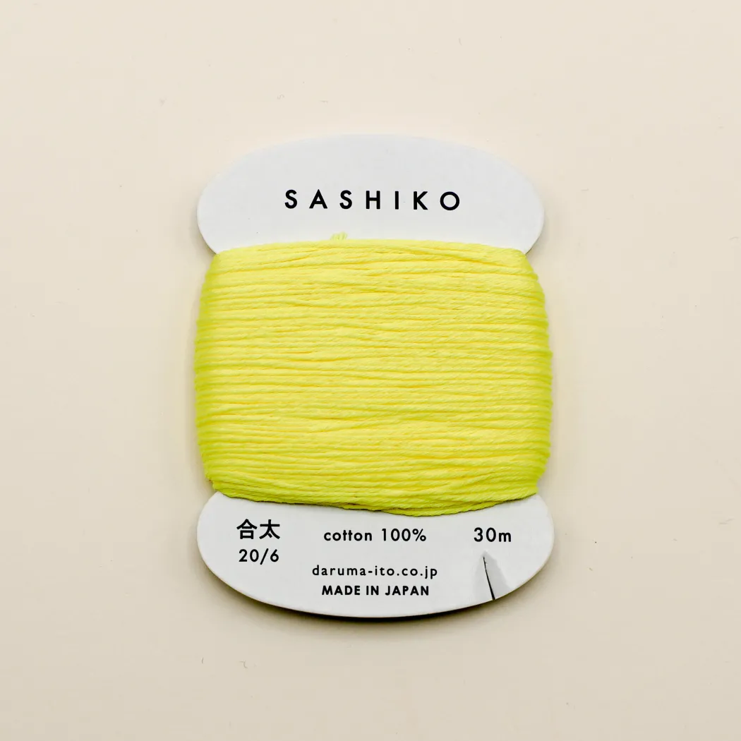 Sashiko tråd fra Daruma - Pang gul / 203