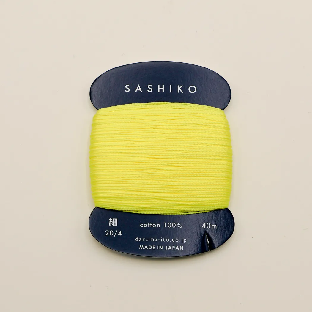 Sashiko tråd fra Daruma - Pang gul / 203
