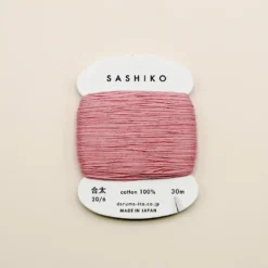 Sashiko tråd fra Daruma - Støvet lyserød / 211