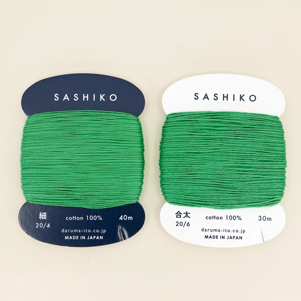 Sashiko tråd fra Daruma - Turkisgrøn / 207