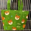 Taske med Shiba, grøn