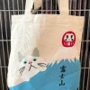 Tote bag daruma og kat